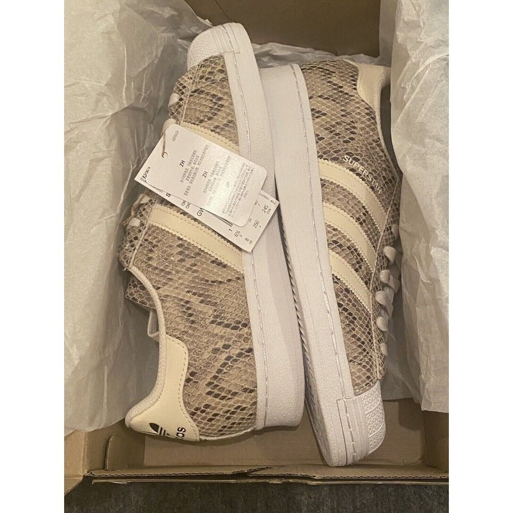 Adidas Originals Superstar Snakeskin Wonder White Women's Shoes GW2192 - Picture 8 of 15